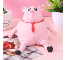 Іграшка-антистрес-квіш ВЕЛИКИЙ Рожева свиня Pink Pig BIG 50 см