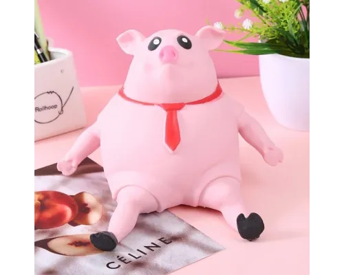 Игрушка антистресс сквиш БОЛЬШОЙ Розовая свинья Pink Pig BIG 50 см