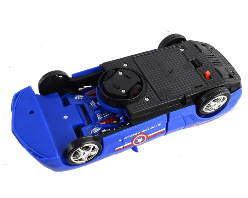 Трансформер-робот машина со звуковым сопровождением от батареек АА SPORTS CAR JS004