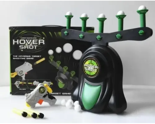 Воздушный тир, Детская игра пистолет с дротиками и летающие мишени Hover Shot, “Стрелялки” с бластером Воздушный тир, Детская игра пистолет с дротиками и летающие мишени Hover Shot, “Стрелялки” с бластером