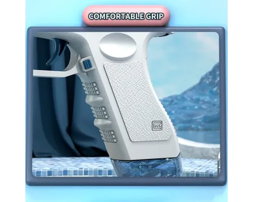 Водяний пістолет електричний акумуляторний Water Gun Glock з 2 обойми для води Blue Водяний пістолет електричний акумуляторний Water Gun Glock з 2 обойми для води Blue