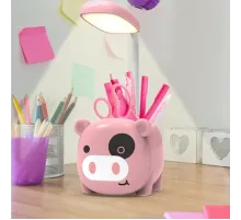 Лампа с органайзером для ручек и подставкой телефона Quite Light Piggy аккумуляторная