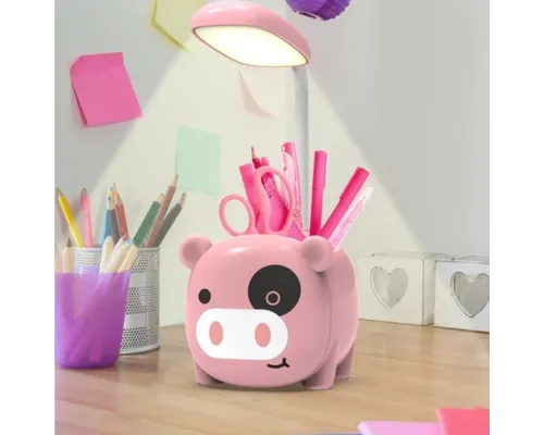 Лампа с органайзером для ручек и подставкой телефона Quite Light Piggy аккумуляторная Лампа с органайзером для ручек и подставкой телефона Quite Light Piggy аккумуляторная