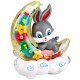 Дитячий музичний нічник Зайчик на Місяці Moon Rabbit Дитяча іграшка з підсвіткою і світловими ефектами