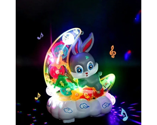 Дитячий музичний нічник Зайчик на Місяці Moon Rabbit Дитяча іграшка з підсвіткою і світловими ефектами Дитячий музичний нічник Зайчик на Місяці Moon Rabbit Дитяча іграшка з підсвіткою і світловими ефектами