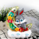Дитячий музичний нічник Зайчик на Місяці Moon Rabbit Дитяча іграшка з підсвіткою і світловими ефектами