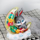 Дитячий музичний нічник Зайчик на Місяці Moon Rabbit Дитяча іграшка з підсвіткою і світловими ефектами
