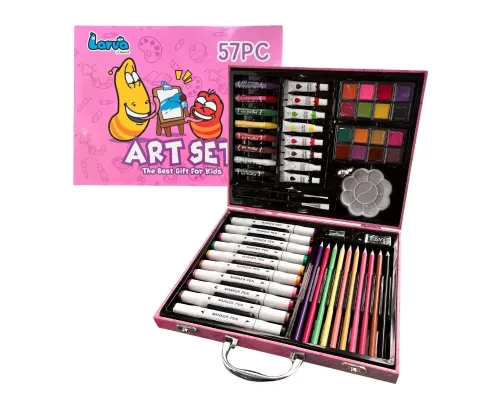 Набор для рисования Art Set 57 предметов Розовый Lavra ART SET Набор для рисования Art Set 57 предметов Розовый Lavra ART SET