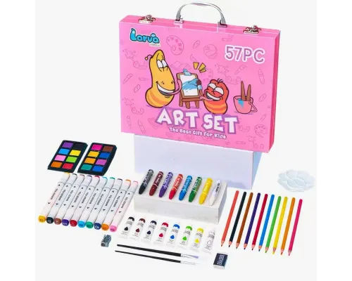 Набор для рисования Art Set 57 предметов Розовый Lavra ART SET Набор для рисования Art Set 57 предметов Розовый Lavra ART SET