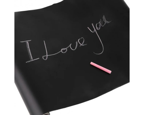 Самоклеющаяся пленка для рисования мелом Black Board Sticker 45х200 см Самоклеющаяся пленка для рисования мелом Black Board Sticker 45х200 см
