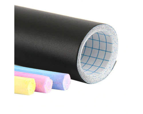 Самоклеющаяся пленка для рисования мелом Black Board Sticker 45х200 см Самоклеющаяся пленка для рисования мелом Black Board Sticker 45х200 см