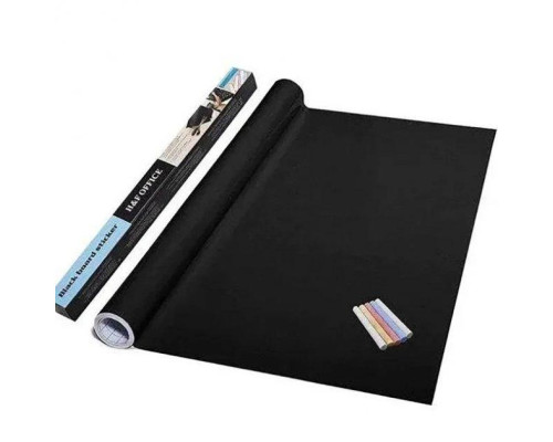 Самоклеющаяся пленка для рисования мелом Black Board Sticker 45х200 см Самоклеющаяся пленка для рисования мелом Black Board Sticker 45х200 см