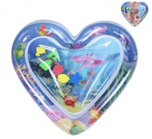 Килимок розвивальний AirPro Серце водяне дитяче надувний BABY SLAPPED PAD 63x63x8 cm