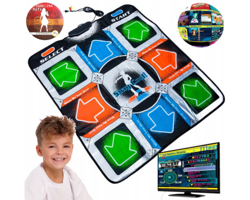 Танцювальний килимок usb для ПК комп'ютера PC Dance mat Dance Pad покращений з CD Танцювальний килимок usb для ПК комп'ютера PC Dance mat Dance Pad покращений з CD