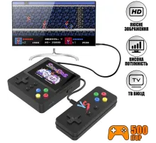Портативная игровая приставка Gen. Game Plus 500 классических встроенных игр, консоль с джойстиком