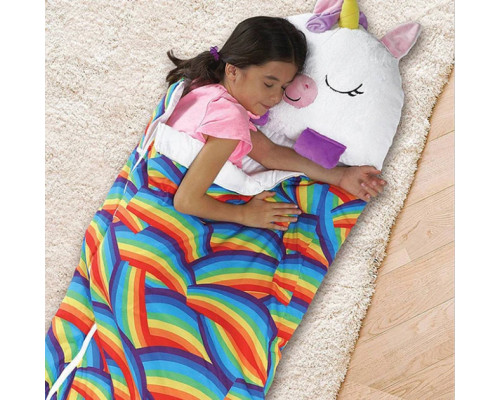 Детский спальный мешок-плюшевая игрушка подушка Единорог Baby sleeping bag Size S WHITE 3в1 теплый Детский спальный мешок-плюшевая игрушка подушка Единорог Baby sleeping bag Size S WHITE 3в1 теплый