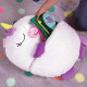 Детский спальный мешок-плюшевая игрушка подушка Единорог Baby sleeping bag Size S WHITE 3в1 теплый