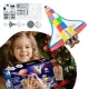 Конструктор на солнечной батарее игрушка-робот 3 в 1 для исследования космоса
