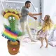 Інтерактивний плюшевий кактус, що танцює, МЕКСИКАНЦЕ Dancing Повторюшка, що співає кактус з підсвіткою