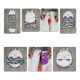 Детский спальный мешок-плюшевая игрушка подушка Единорог Baby sleeping bag Size S WHITE 3в1 теплый