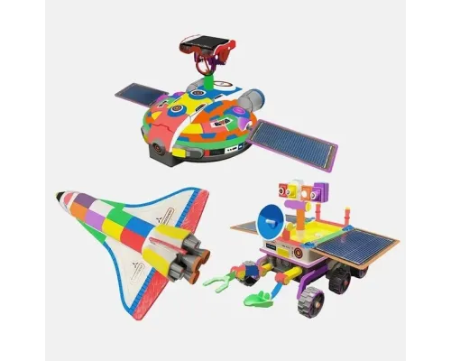 Конструктор на солнечной батарее игрушка-робот 3 в 1 для исследования космоса Конструктор на солнечной батарее игрушка-робот 3 в 1 для исследования космоса