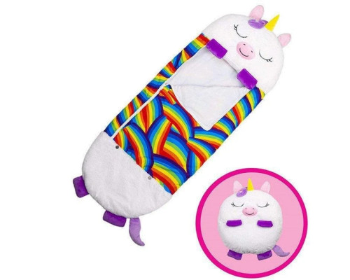 Детский спальный мешок-плюшевая игрушка подушка Единорог Baby sleeping bag Size S WHITE 3в1 теплый Детский спальный мешок-плюшевая игрушка подушка Единорог Baby sleeping bag Size S WHITE 3в1 теплый