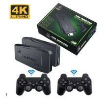 Ігрова приставка M8 64 gb Mini Game Stick 4K HDMI + 2 бездротові джойстики, консоль для телевізора
