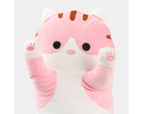 Мягкая детская игрушка Кот Батон 70 см, Розовый / Плюшевая игрушка подушка длинный котенок Мягкая детская игрушка Кот Батон 70 см, Розовый / Плюшевая игрушка подушка длинный котенок