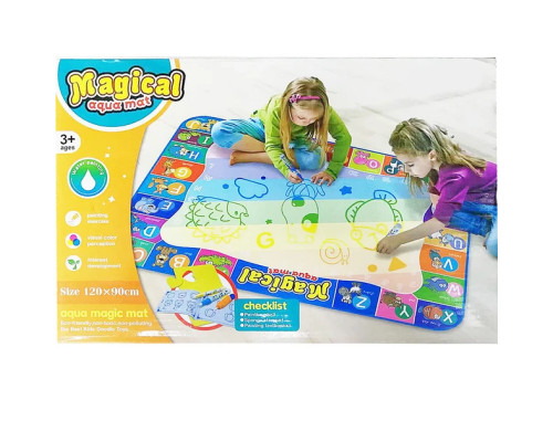 Дитячий килимок для малювання водою Aquamagic Magical Aqua Mat розвивальний аквакидочок із водними маркерами Дитячий килимок для малювання водою Aquamagic Magical Aqua Mat розвивальний аквакидочок із водними маркерами