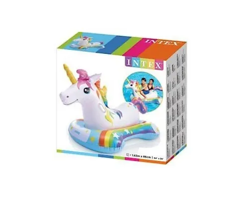 Надувной плотик "ЕДИНОРОГ" INTEX 163х86 (57552) Надувной плотик "ЕДИНОРОГ" INTEX 163х86 (57552)