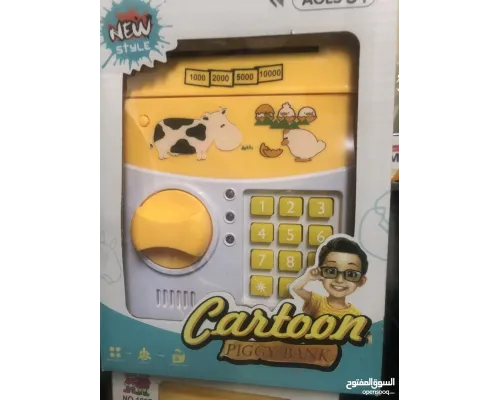 Копилка сейф детская интерактивная игрушка Желтая Корова с кодовым замком Cartoon cow Копилка сейф детская интерактивная игрушка Желтая Корова с кодовым замком Cartoon cow