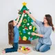 Дитяча Різдвяна ялинка з іграшками з фетру Chrismas Free Дитяча ялинка на стіну 95x70 см