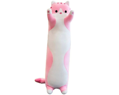 Мягкая детская игрушка Кот Батон 70 см, Розовый / Плюшевая игрушка подушка длинный котенок Мягкая детская игрушка Кот Батон 70 см, Розовый / Плюшевая игрушка подушка длинный котенок