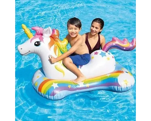 Надувной плотик "ЕДИНОРОГ" INTEX 163х86 (57552) Надувной плотик "ЕДИНОРОГ" INTEX 163х86 (57552)