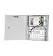 Джерело безперебійного живлення в пластиковому боксі PSU-1205LED(P), 12В/5Ач під акб 7Ач (1.2Ач струм заряду) 228х195х78 мм