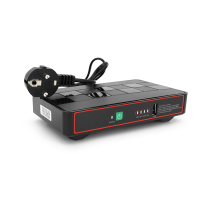 ДБЖ Green Wave Ecoputer-P60W для роутерів/комутаторів/PON/POE, 12V/USB-2A, (12000MAh), Black, BOX, Q20
