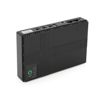 ДБЖ UPS-18W DC1018P для роутерів/комутаторів/PON/POE-430, 5//9/12V, 1A, 10400MAh(4*2600MAh), Black, BOX