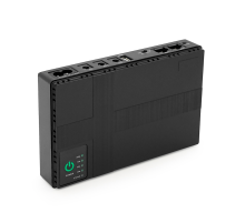 ДБЖ UPS-18W DC1018P для роутерів/комутаторів/PON/POE-430, 5//9/12V, 1A, 12000MAh(4*3000MAh), Black, BOX
