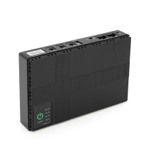 ДБЖ для роутерів/комутаторів DC1018P, 18W, Output: USB-5V, DC-5V/9V/12V, POE-15/24V, 1/2A, Li-ion 10400mAh, 160х105х32мм, 385 грам, 385 грам,
