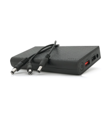 Портативний Power Bank 18W для роутерів, Output: USB 5V/2A, DC9V,2.7A/12V1.5A, 21000mAh(7*3000mAh), 155х75х23мм, 460грам, Black, BOX