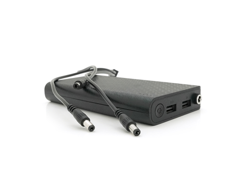 ДБЖ UPS-24W DC1024P для роутерів, Output: USB 5V/2A, DC9V,2.7A/12V,2A, 14000mAh(7*2000mAh), 155х75х23мм, 460грам, Black, BOX