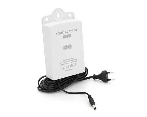 Імпульсний UPS із вбудованим АКБ Mini Outer UPS1202, 12V 2А; акб Lithium 0,6А; Plastic Box IP40; В130/Ш80/Г33мм; кріплення