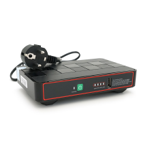 ДБЖ Green Wave ECO418Pro-18W для роутерів/комутаторів/PON/POE, 5/9/12/15/24V, (12000MAh), Black, BOX, Q20
