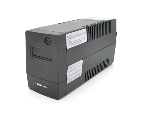 ДБЖ Qoltec QLT450 (240W) LED, AVR, 2st, 2xSCHUKO socket, 1x12V4,5Ah, plastik Case