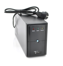 ДБЖ Ritar E-RTM850 (510W) ELF-L, LED, AVR, 2st, 2xSCHUKO socket, 1x12V9Ah, metal Case Q4 (370*130*210) 5,8кг (310*85*140)
