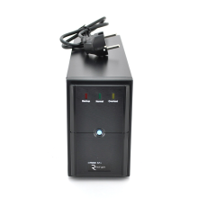 ДБЖ Ritar E-RTM500 (300W) ELF-L, LED, AVR, 2st, 2xSCHUKO socket, 1x12V7Ah, metal Case. Q4 (365*130*210) 4,8 кг (310*85*140)