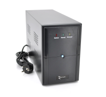 ДБЖ Ritar E-RTM1200 (720W) ELF-L, LED, AVR, 3st, 3xSCHUKO socket, 2x12V7Ah, metal Case Q2 (405*195*285) 10.2 кг (340*120*190)