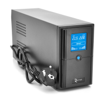 ДБЖ Ritar E-RTM1000 (600W) ELF-D, LCD, AVR, 3st, 3xSCHUKO socket, 2x12V7Ah, metal Case. Q2 (405*195*285) 10 кг (340*120*190)