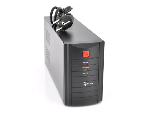 ДБЖ Ritar RTM1200 (720W) Proxima-L, LED, AVR, 3st, 3xSCHUKO socket, 2x12V7.5Ah, metal Case (350х120х190) Q2