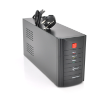 ДБЖ Ritar RTM600 (360W) Proxima-L, LED, AVR, 2st, 2xSCHUKO socket, 1x12V7Ah, metal Case ( 300 х 85 х140 ) Q4